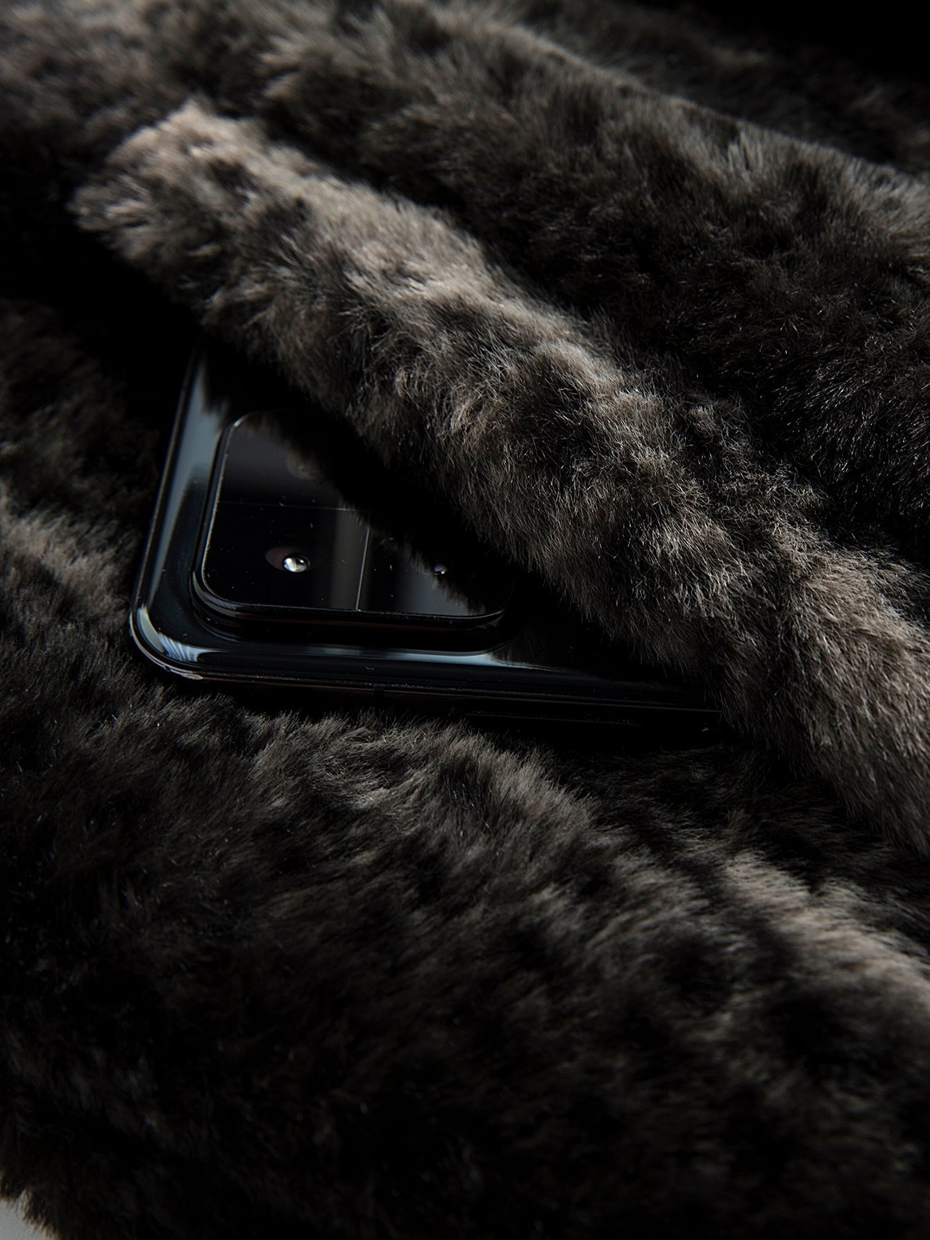 Animal Print Faux Fur Hooded Jacket - Sansa London