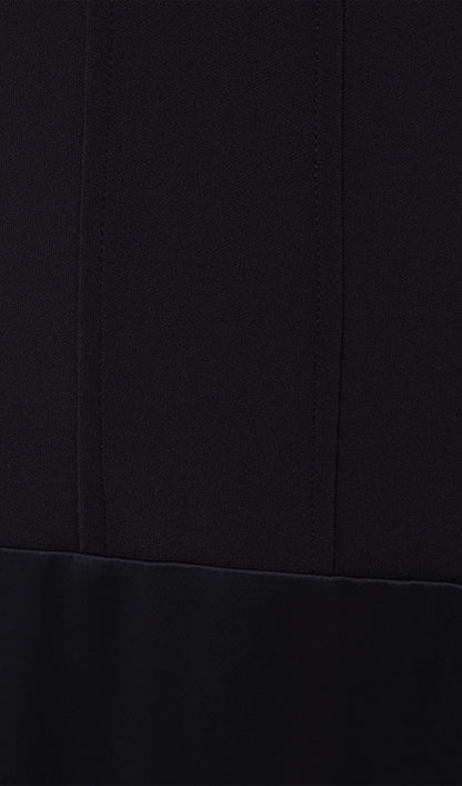 Knitted Satin Maxi Dress