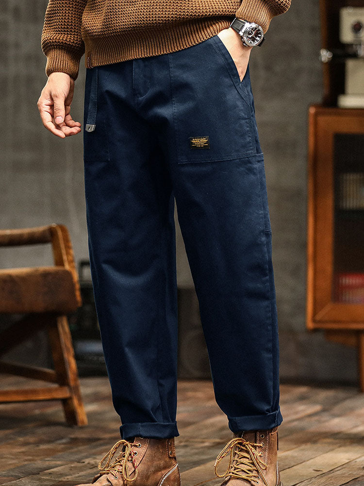 Men's Vintage-Inspired Casual Utility Pants