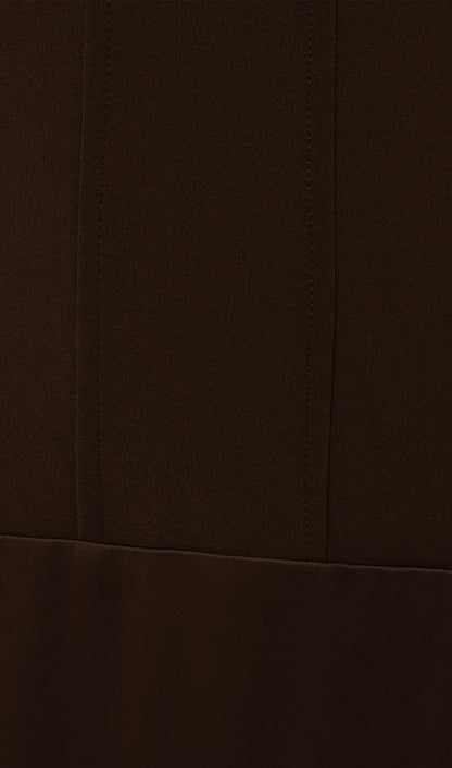 Knitted Satin Maxi Dress