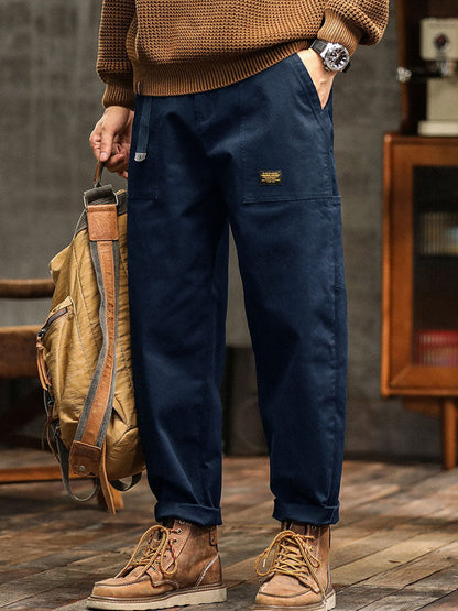 Men's Vintage-Inspired Casual Utility Pants