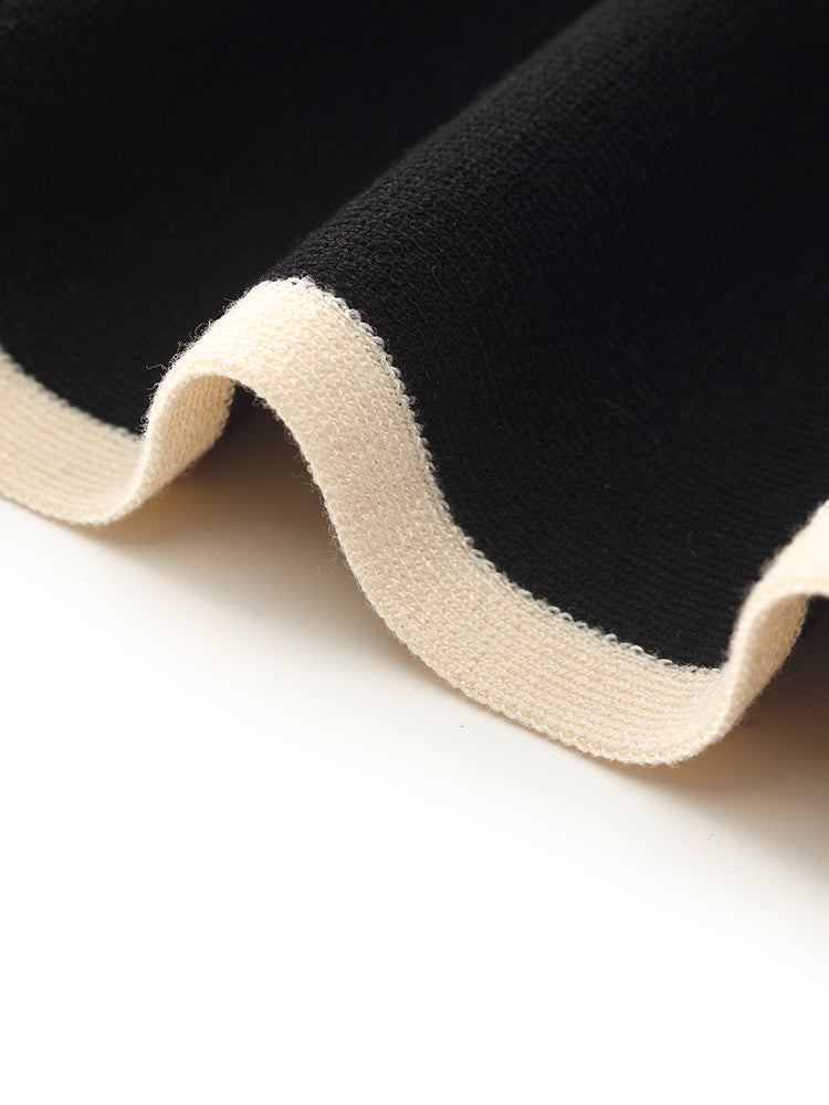 Fitted Double-Breasted V-Neck Mini Dress