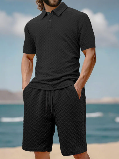 Azure Breeze Casual Set