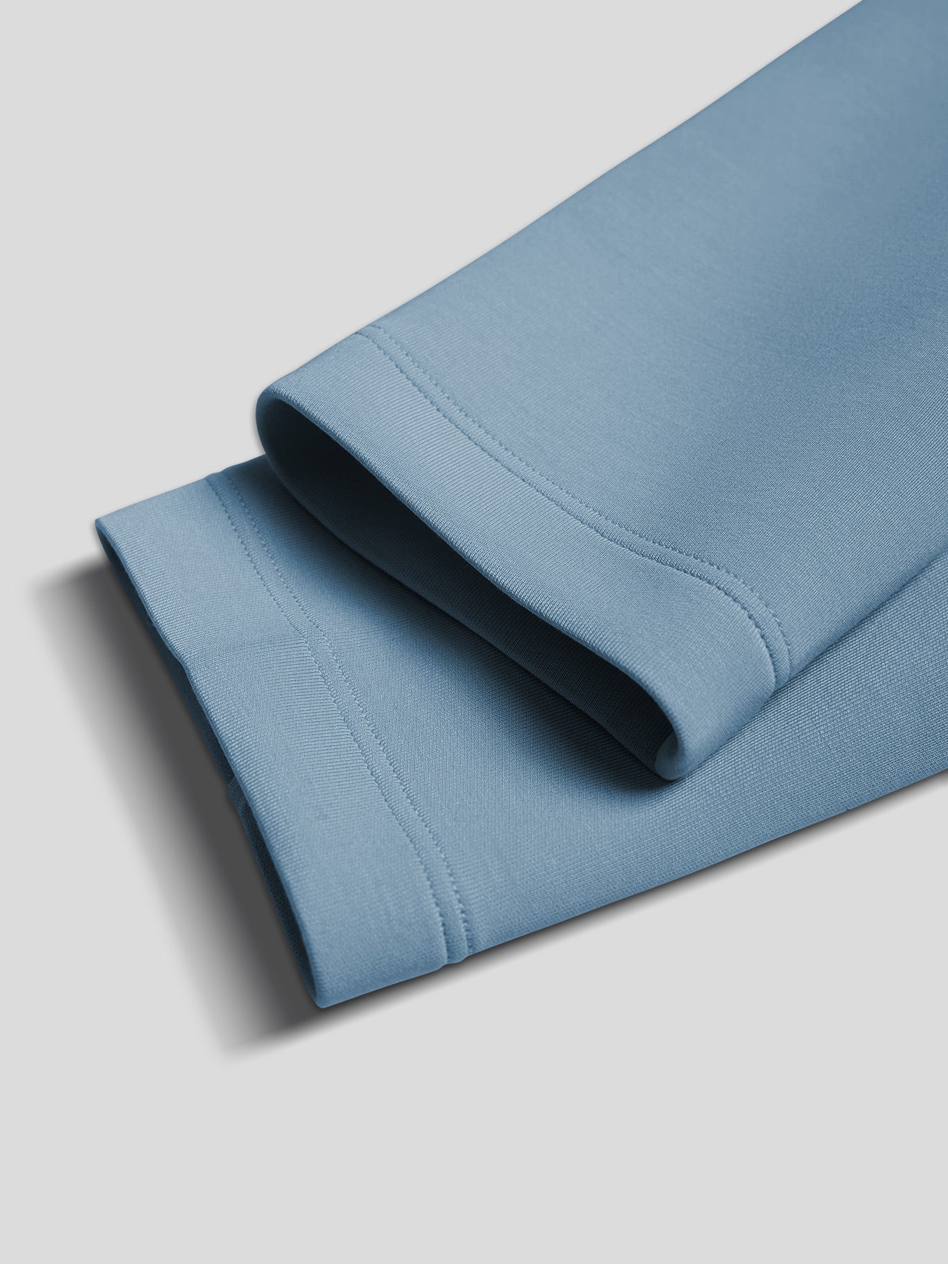 Modal Blend Elbow Patch Long Sleeve Tee:Slim Fit