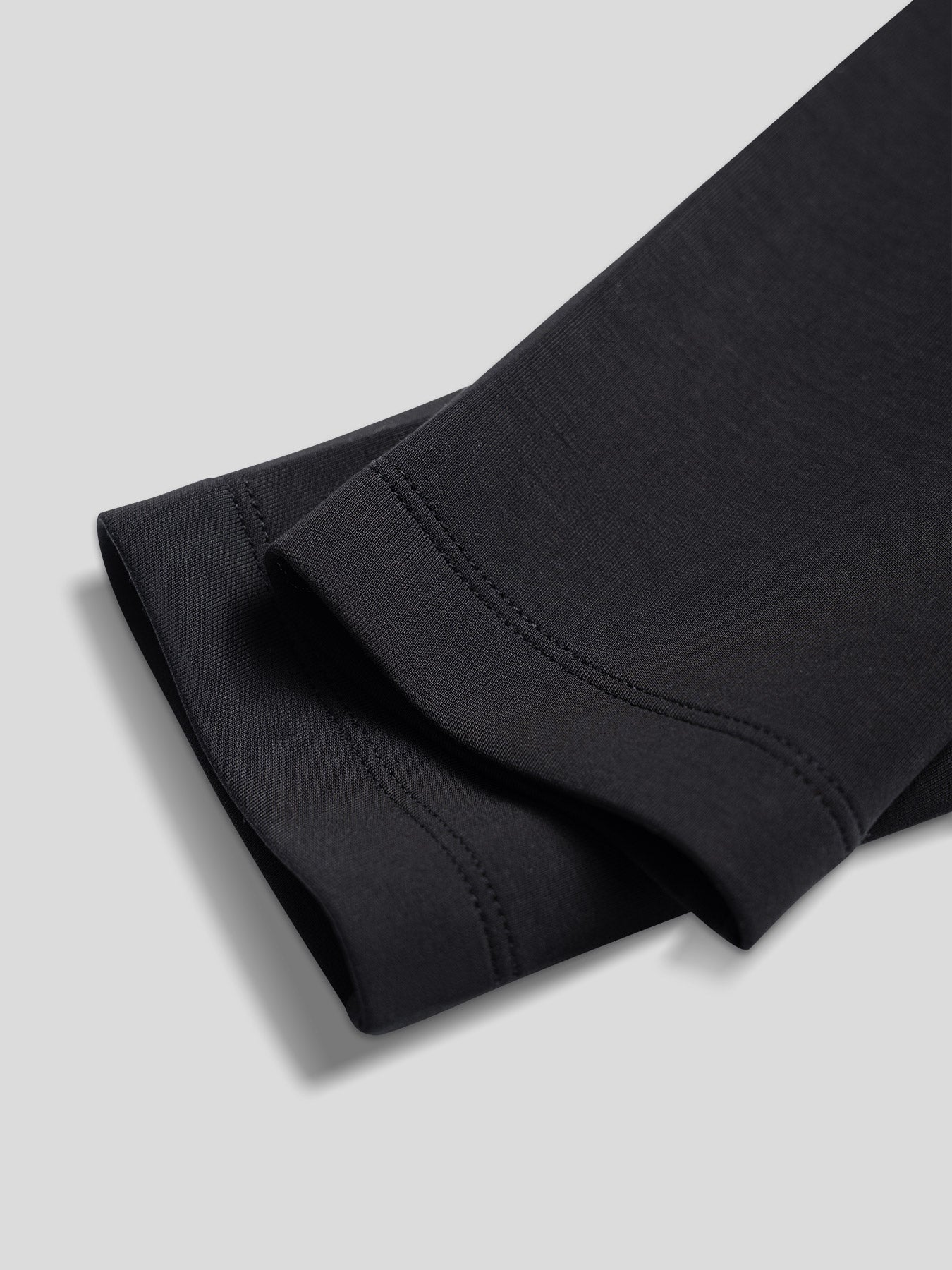 Modal Blend Elbow Patch Long Sleeve Tee:Slim Fit