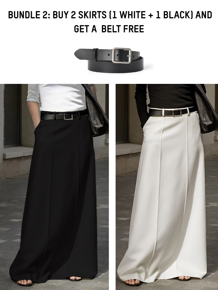 HALEY CONTOUR DRAPE SKIRT