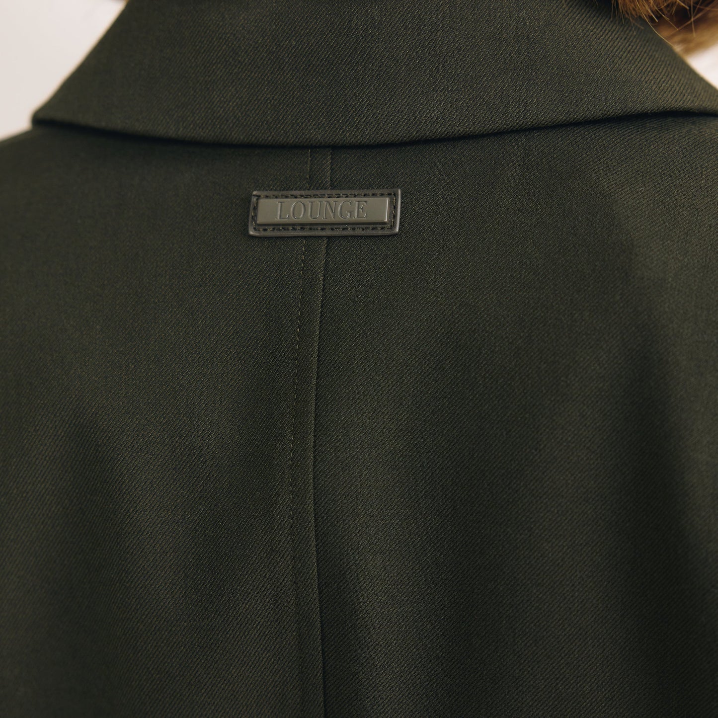 Seam Detail Fitted Blazer - Dark Green