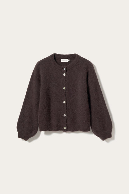 Kae Knit Cardigan Chocolate