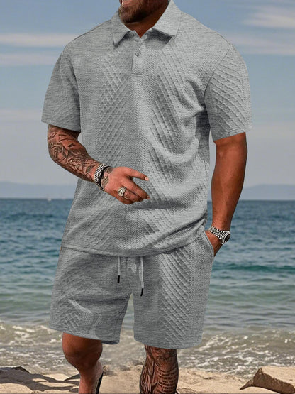 Azure Breeze Casual Set