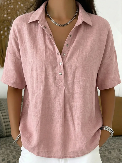 Sansa® | Blouse with collar and button detail