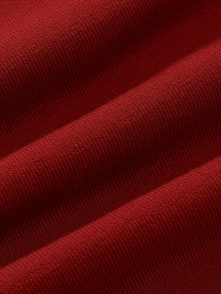 Fitted Double-Breasted V-Neck Mini Dress