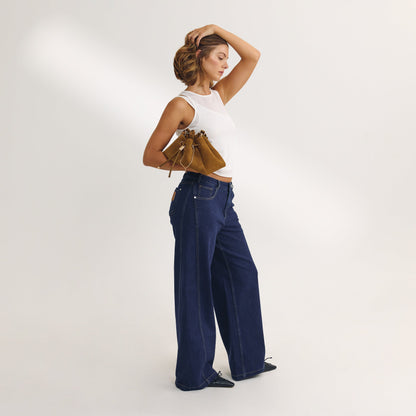 Layered Tank Top - White