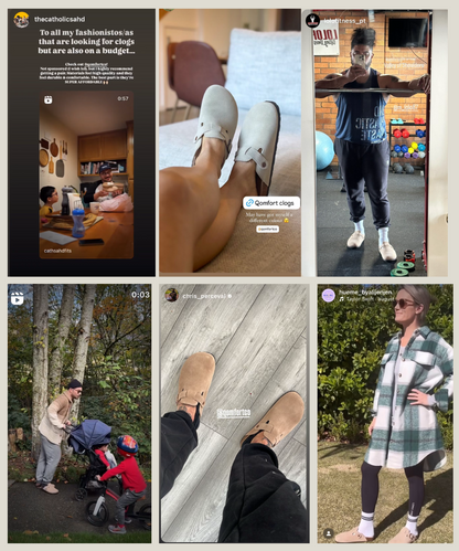 Genuine Suede Clogs by Sansa