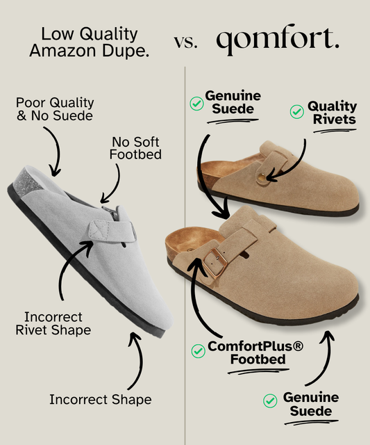 Genuine Suede Clogs by Sansa