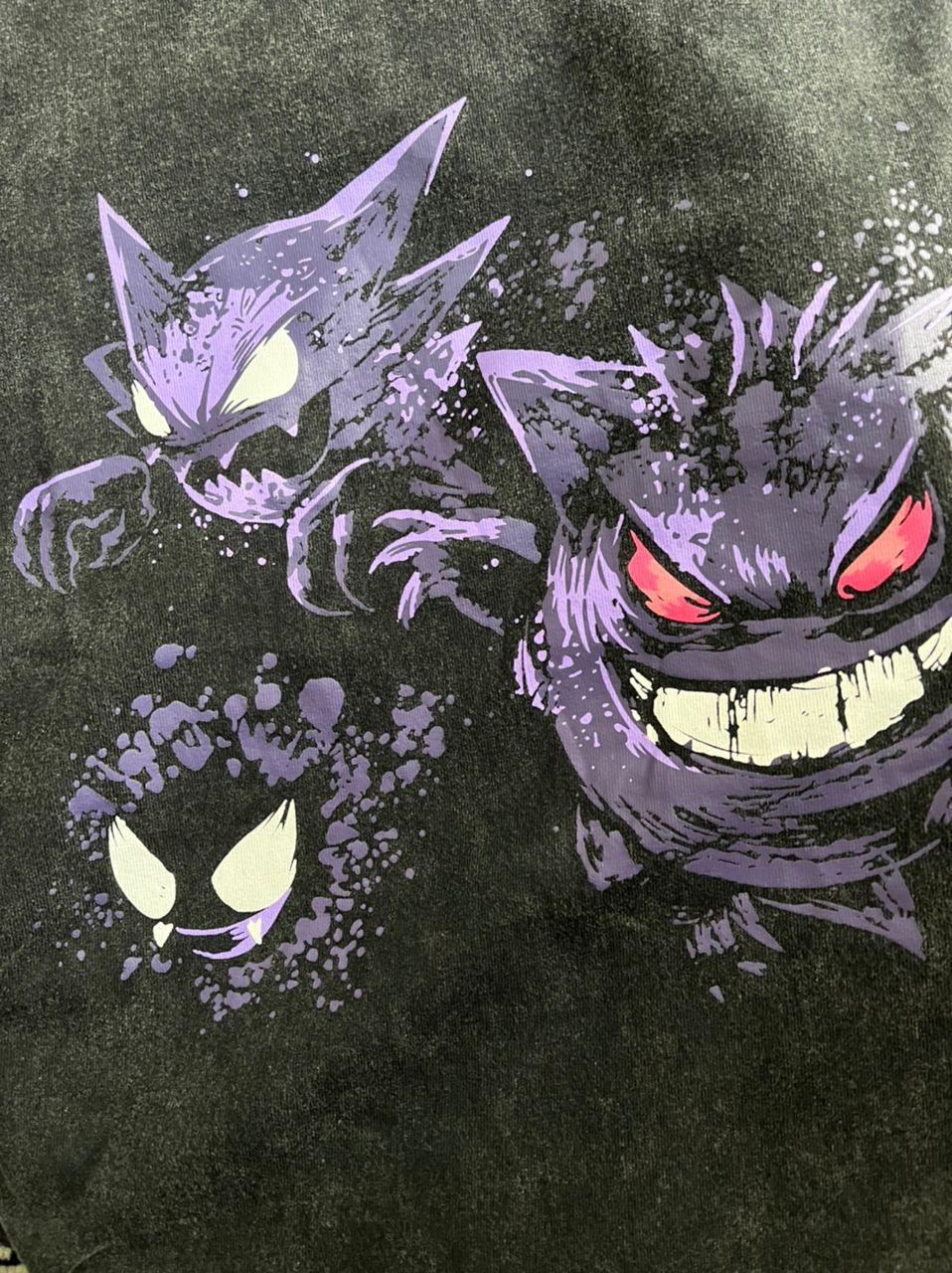 Vintage Washed "Ghosts" Oversized Tee