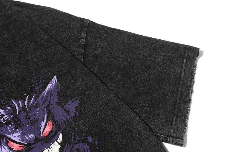 Vintage Washed "Ghosts" Oversized Tee