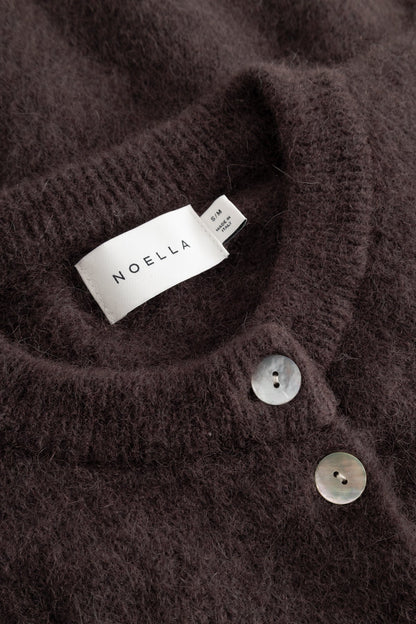 Kae Knit Cardigan Chocolate