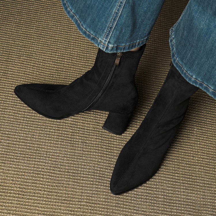 Tylia Genuine Suede Boots
