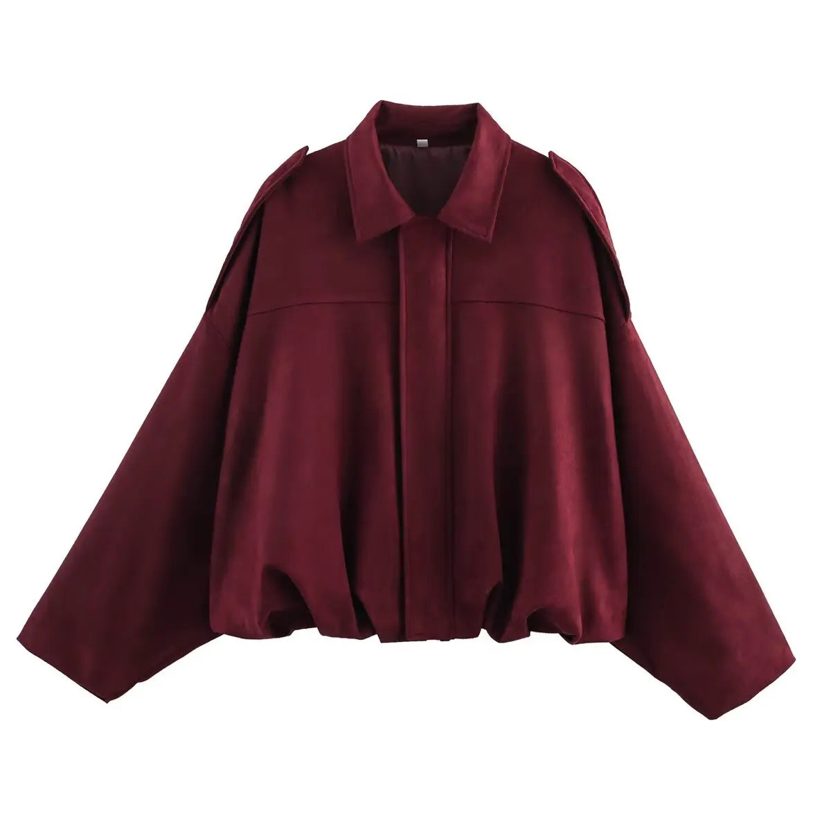 Luna Luxe Oversized Bomber Jacket