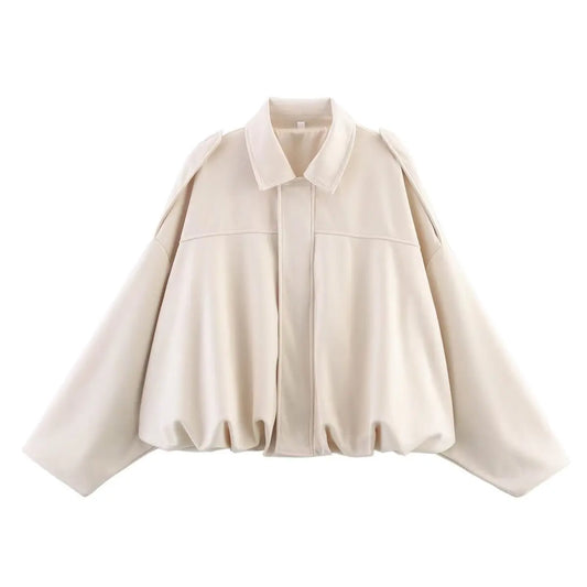 Luna Luxe Oversized Bomber Jacket