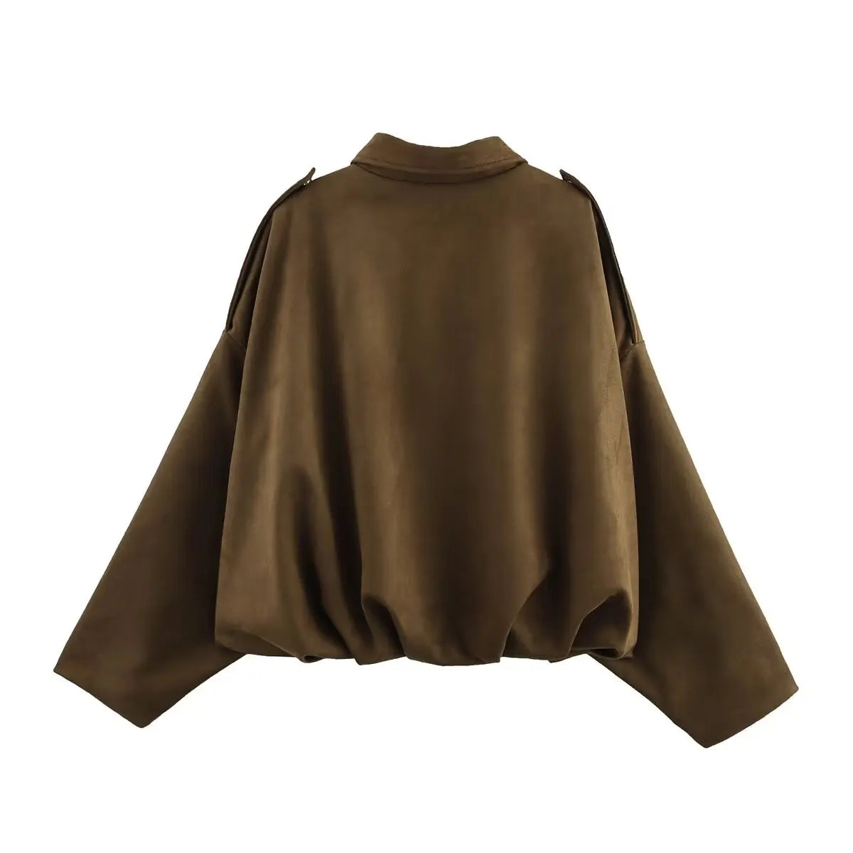 Luna Luxe Oversized Bomber Jacket