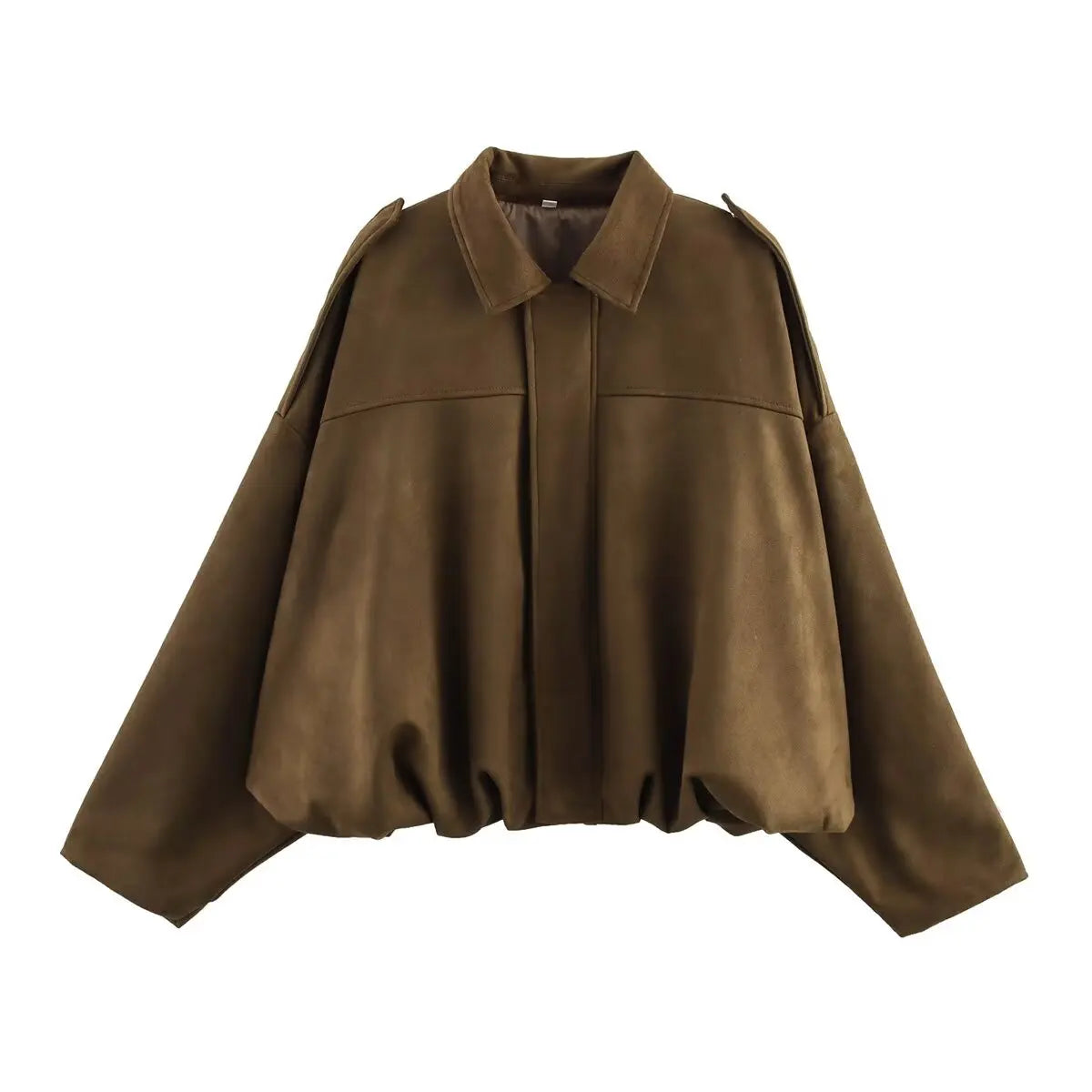 Luna Luxe Oversized Bomber Jacket