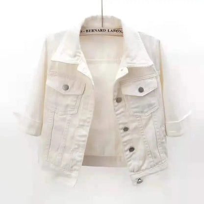 ELODIE COLOURBLOCK DENIM JACKET