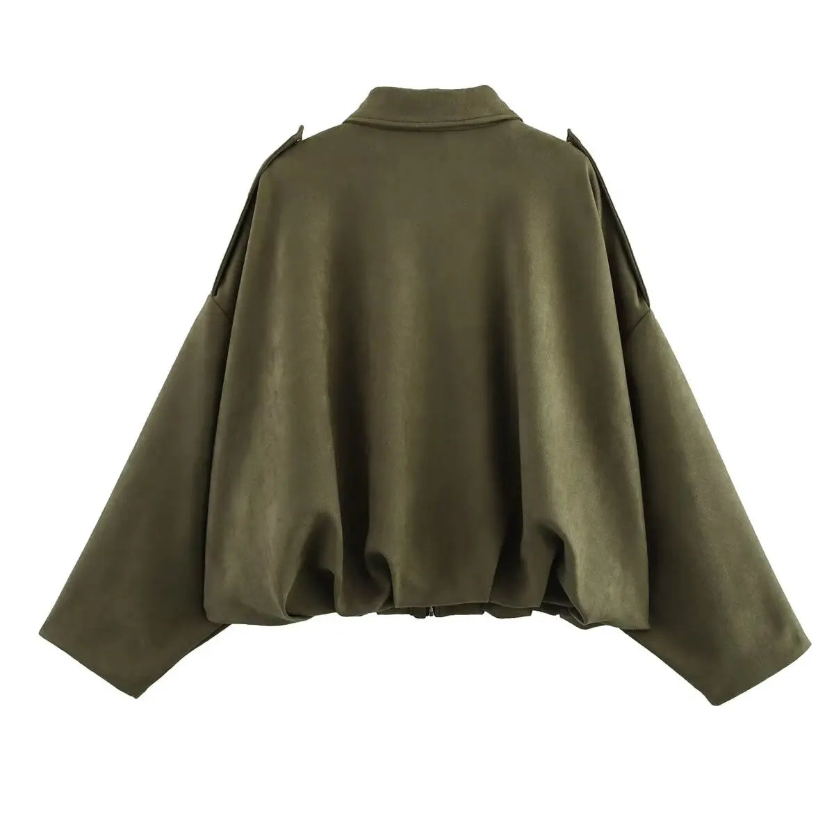 Luna Luxe Oversized Bomber Jacket