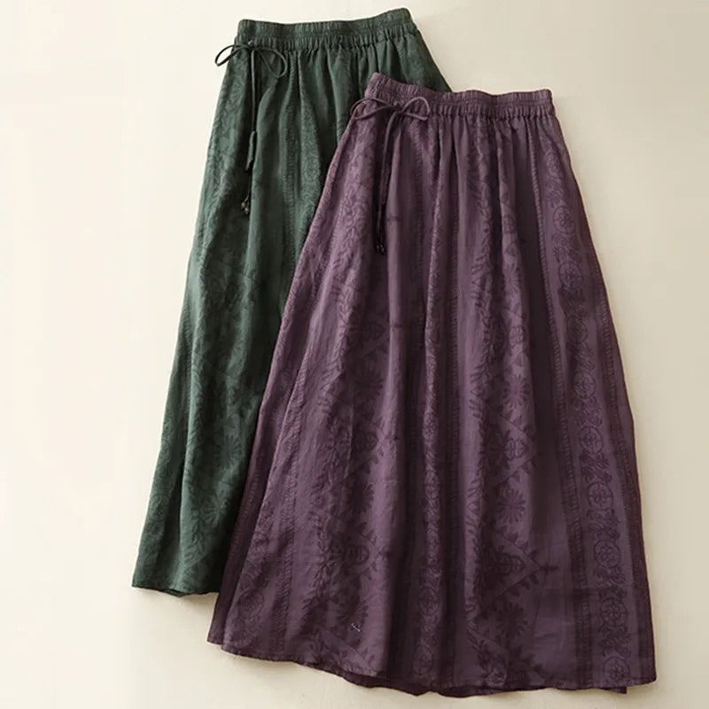 MARGAUX FLORAL MIDI SKIRT