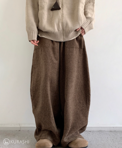 Corduroy Knit-Waist Lounge Pants