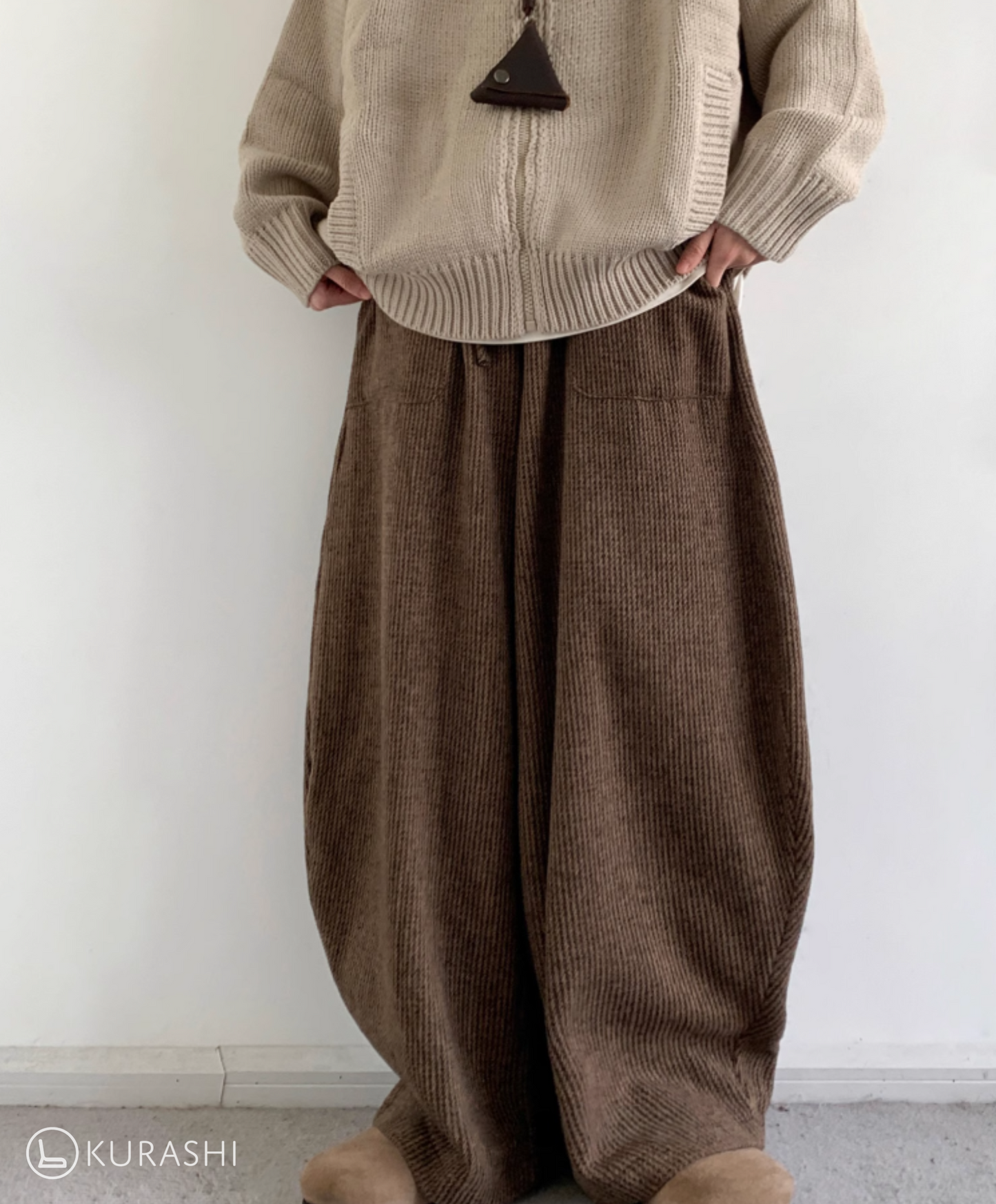 Corduroy Knit-Waist Lounge Pants