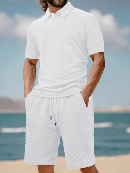 Azure Breeze Casual Set