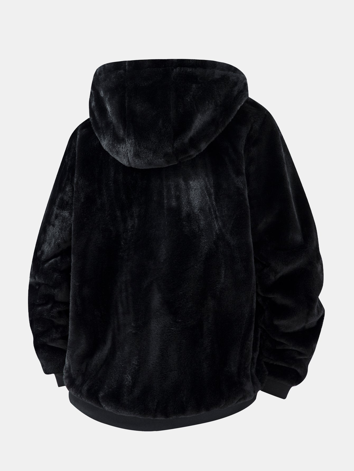 Animal Print Faux Fur Hooded Jacket - Sansa London