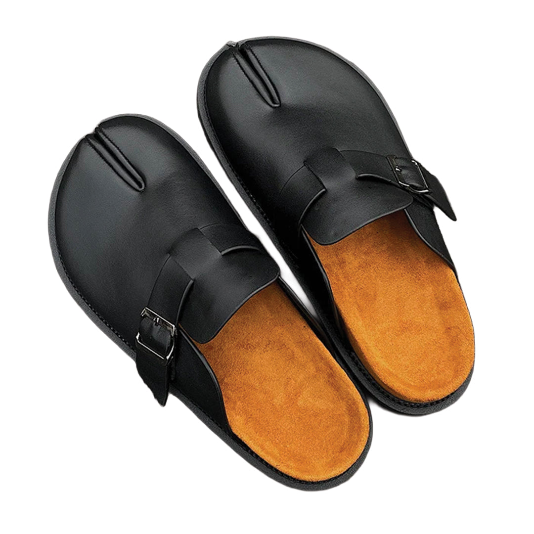 ARIA TABI BUCKLE MULES