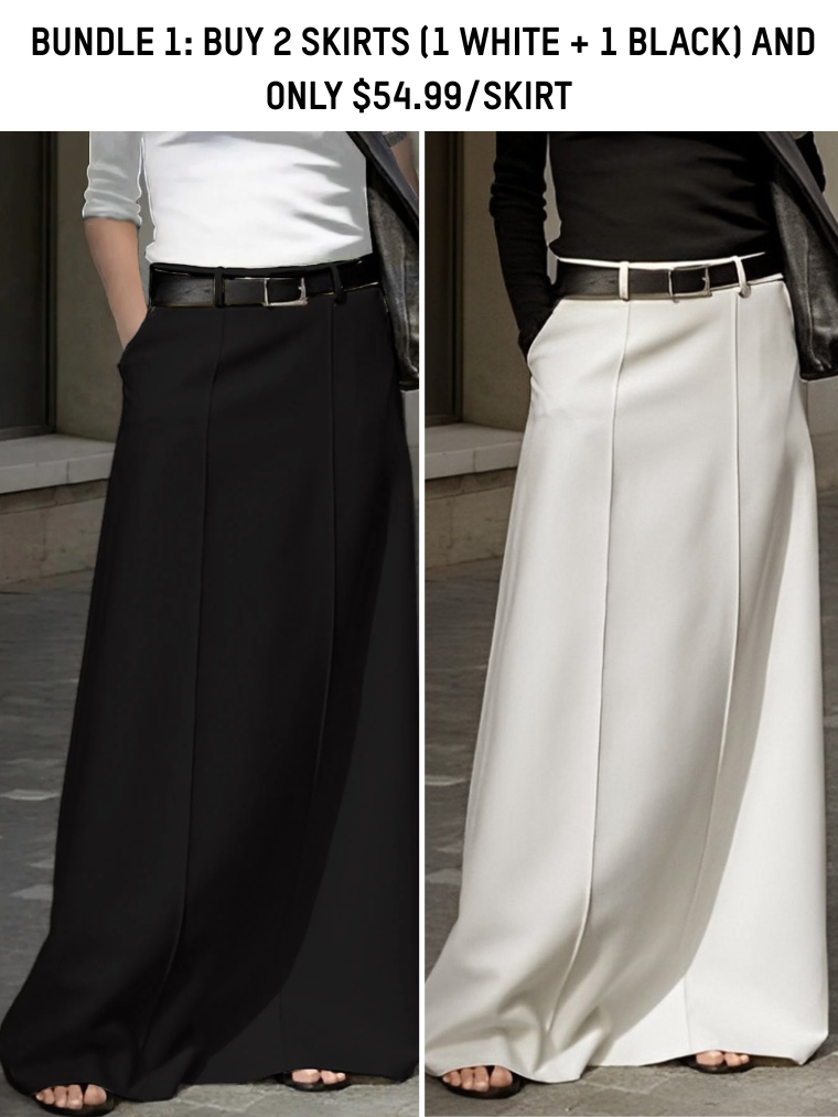 HALEY CONTOUR DRAPE SKIRT