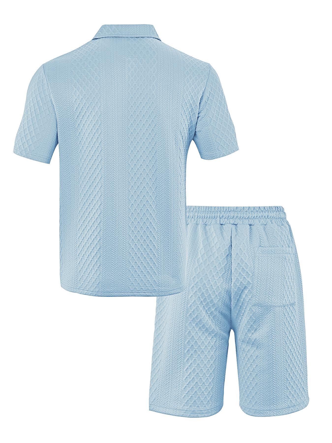 Azure Breeze Casual Set