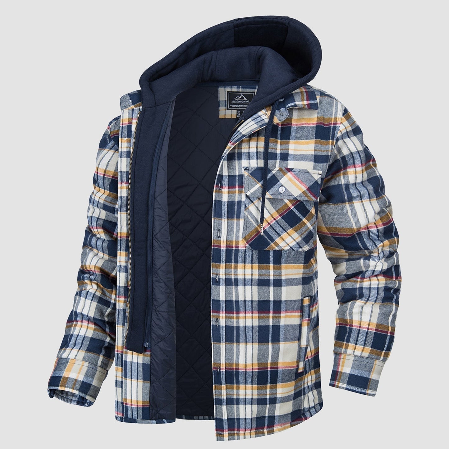 Harry Jacket | Flannel with Removable Hood - Sansa London