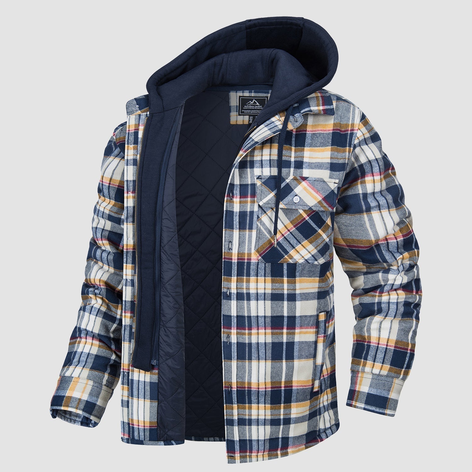 Harry Jacket | Flannel with Removable Hood - Sansa London