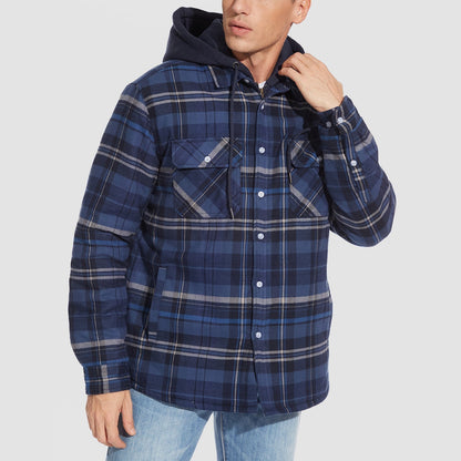 Harry Jacket | Flannel with Removable Hood - Sansa London