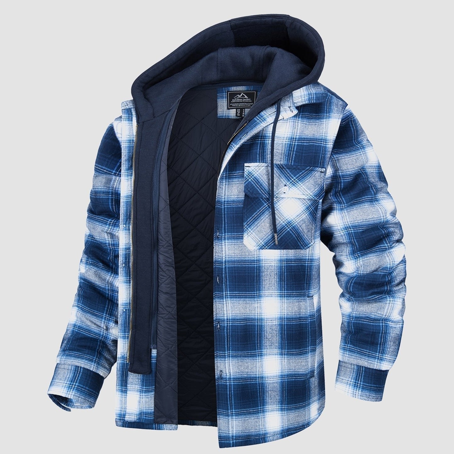 Harry Jacket | Flannel with Removable Hood - Sansa London