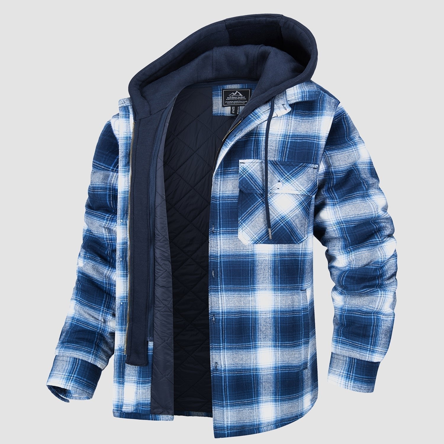 Harry Jacket | Flannel with Removable Hood - Sansa London