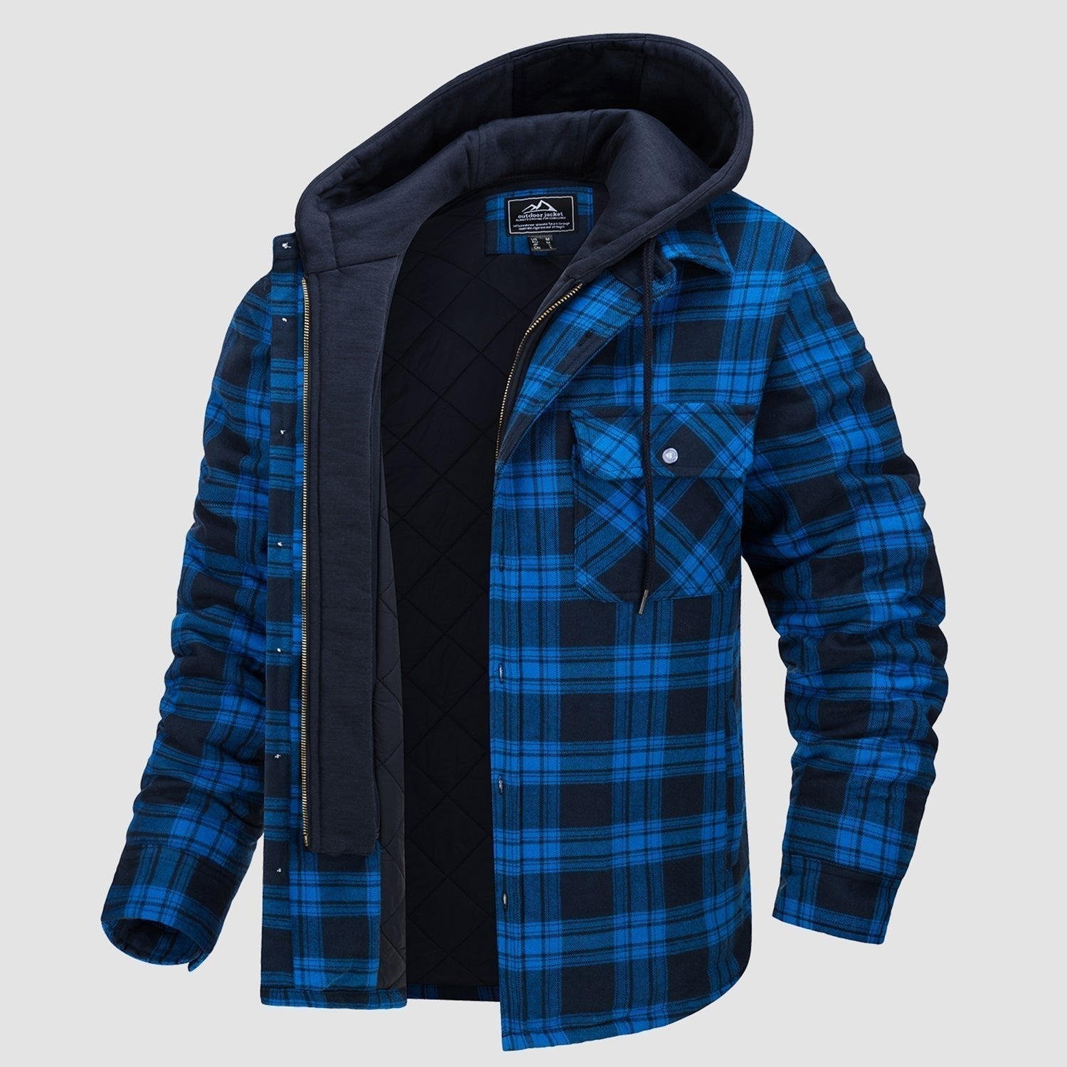 Harry Jacket | Flannel with Removable Hood - Sansa London