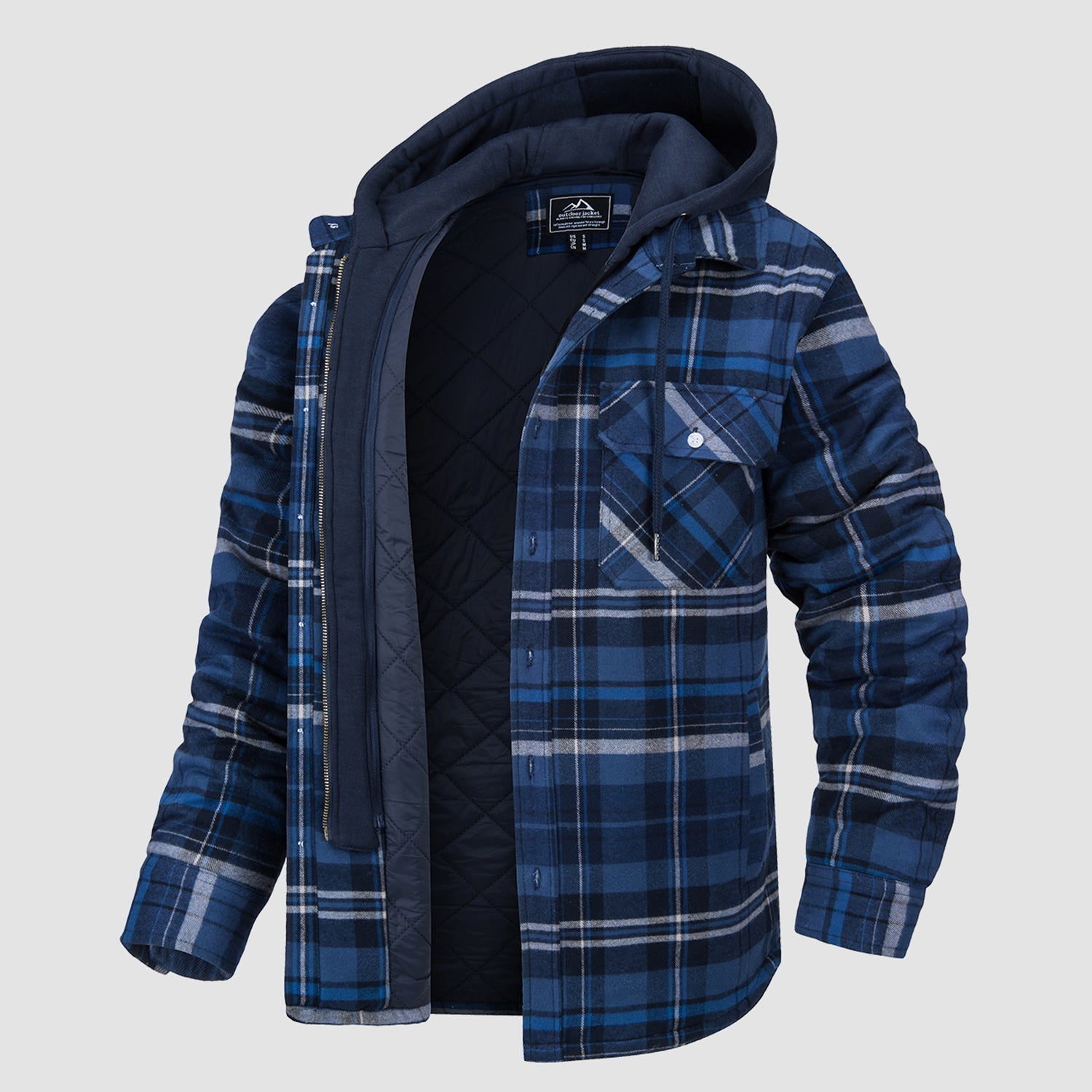 Harry Jacket | Flannel with Removable Hood - Sansa London