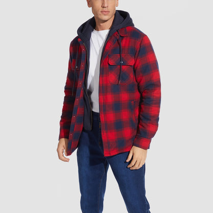 Harry Jacket | Flannel with Removable Hood - Sansa London