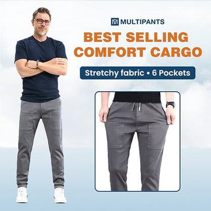 MultiPants – High Stretch Multi - pocket Durable Cargo Pants - Sansa London
