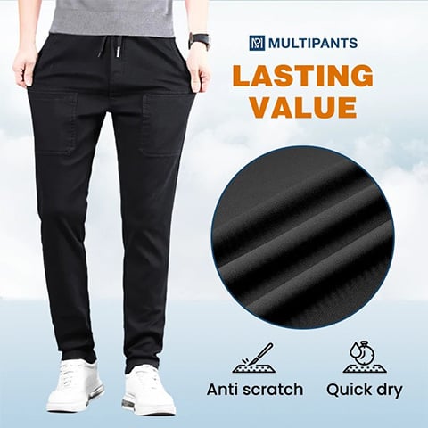 MultiPants – High Stretch Multi - pocket Durable Cargo Pants - Sansa London