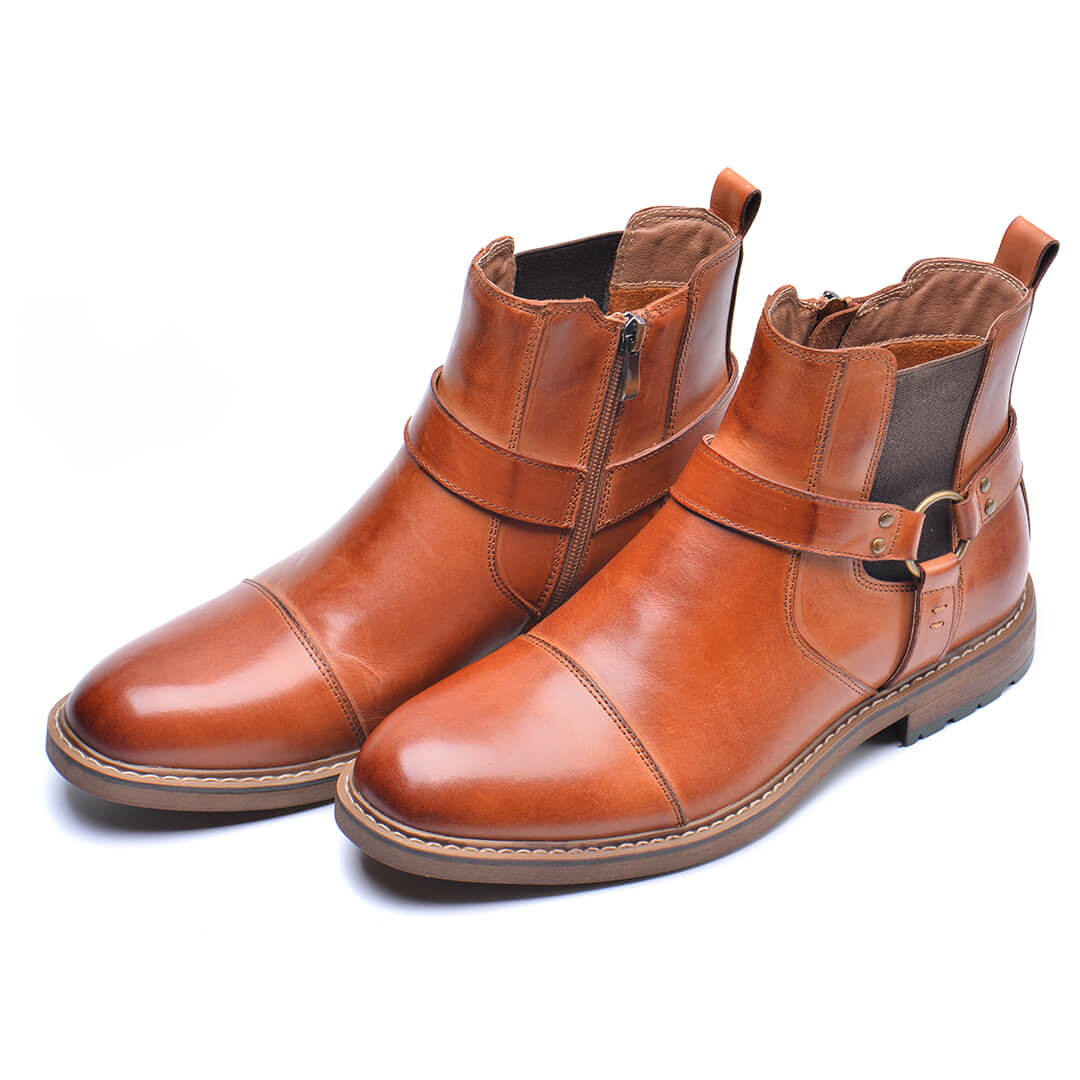 Roadster Leather Boots - Sansa London