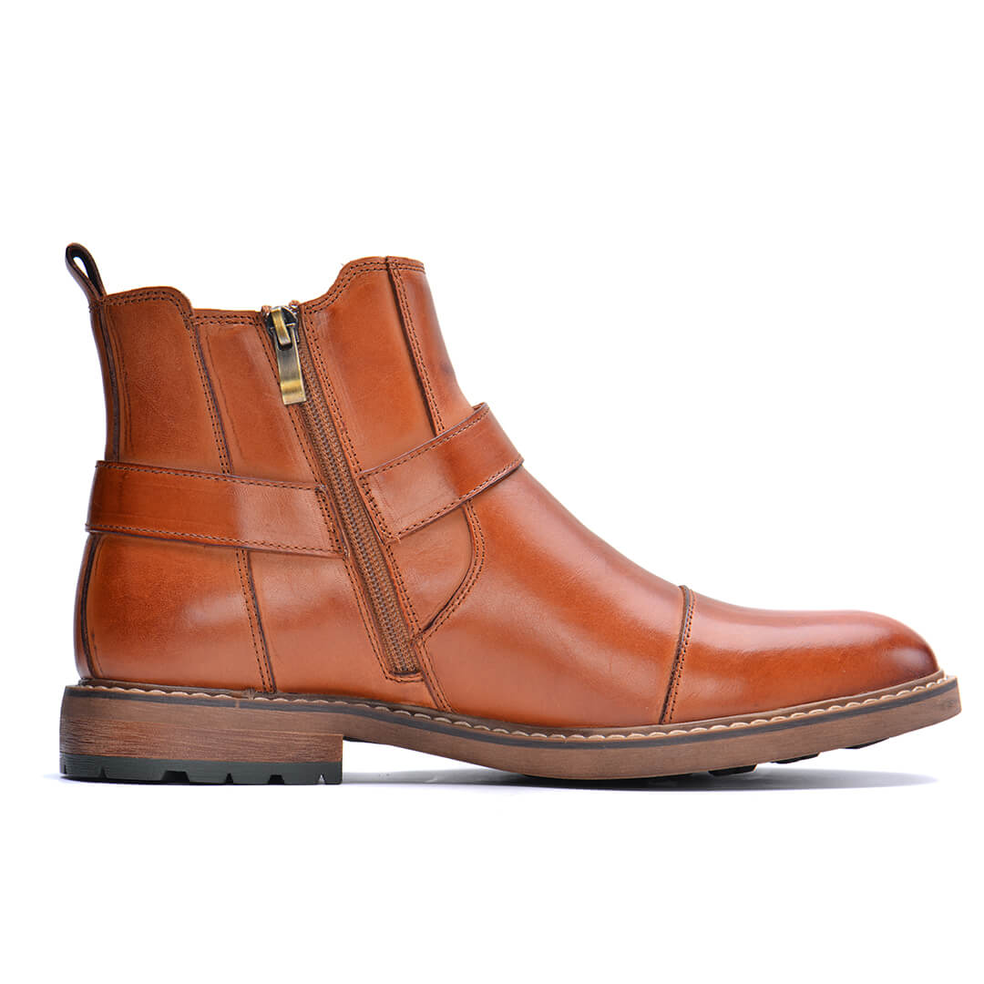 Roadster Leather Boots - Sansa London