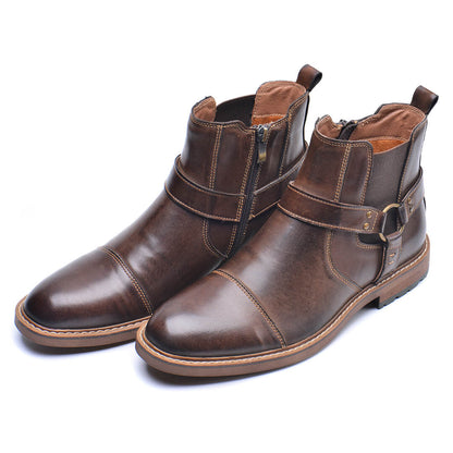 Roadster Leather Boots - Sansa London