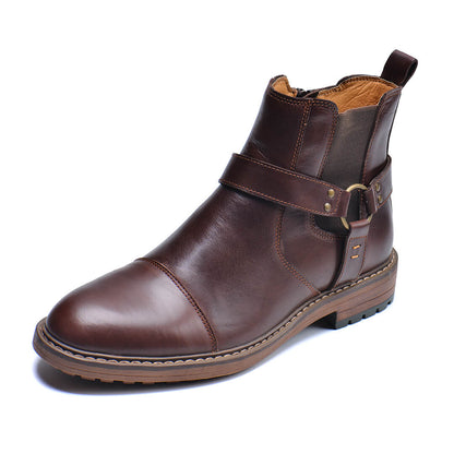 Roadster Leather Boots - Sansa London